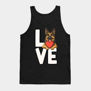 German Shepherd Love Tank Top